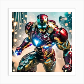 Iron Man thhh Art Print