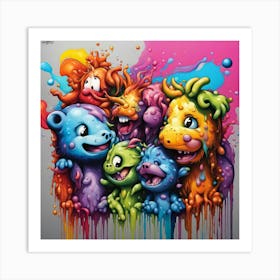 Monsters Art Print