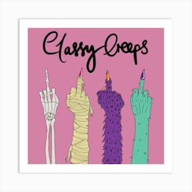 Classy Creeps Art Print