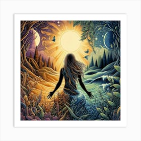 Choose the Light. Embrace the Dark. Art Print