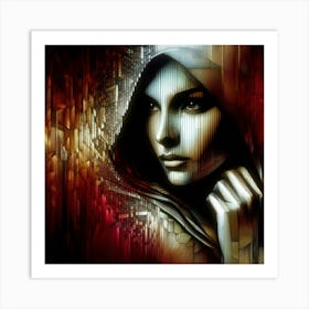 A mysterious woman 13 Art Print