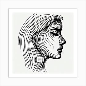 Portrait Of A Woman 21 Art Print