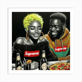 Supreme Couple 9 Art Print