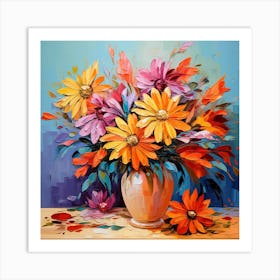 Flowers In A Vase 8 Art Print