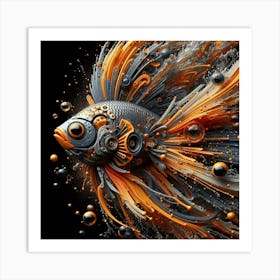 Gold Fish Art Print