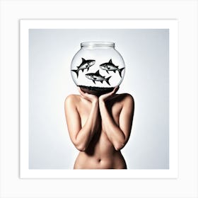 Fish In A Bowl 7 Art Print