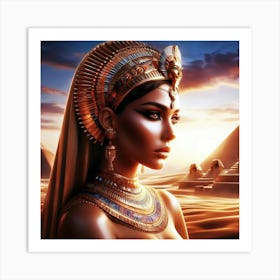 Cleopatra Portrait Artwork 33 Art Print