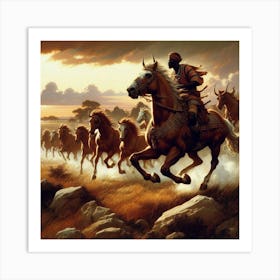 Horsemen Art Print