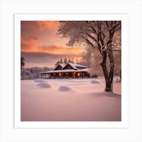 Rancho Nevado 1 Art Print