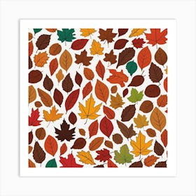 Autumn Leaves Art Print