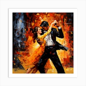 Tango Abstracts By Csaba Fikker 15 Art Print