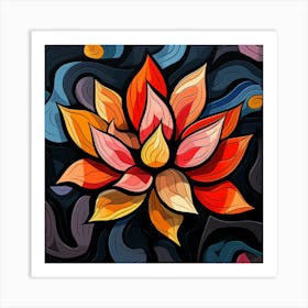 Lotus Flower 5 Art Print