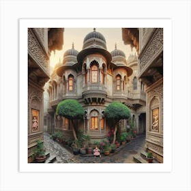 Rajasthan City18 Art Print