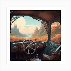 Steampunk Interior Art Print