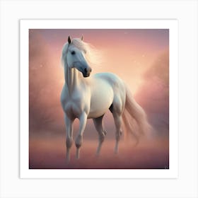 White Horse 1 Art Print