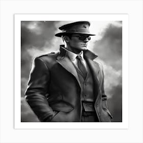 Man In A Coat Art Print