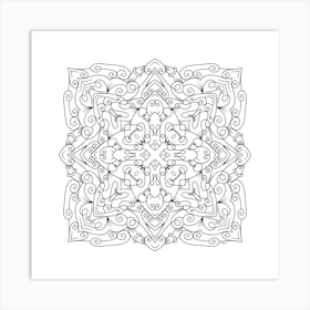 Ornate Pattern Art Print