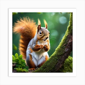 Red Squirrel 19 Art Print