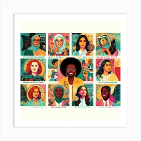 Poster For Women'S History Month Art Print