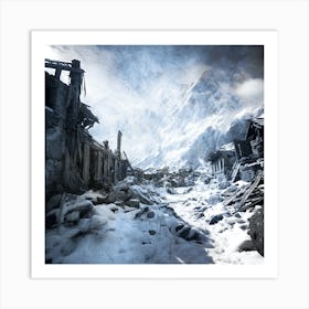 The village 1 Art Print