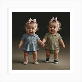 Twins 2 Art Print