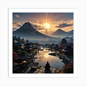 Asian Landscape 1 Art Print