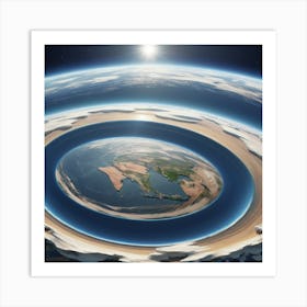 The Earth Is Fl 64896947 0015 4c46 86dc 7f122f533099 Art Print