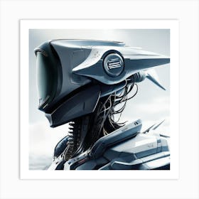 Futuristic Robot 1 Art Print