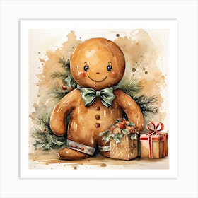 Gingerbread Man 4 Art Print