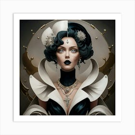 Portrait Of A Woman 5 Art Print