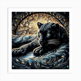 Creative Wild Animal Representation 6 Art Print