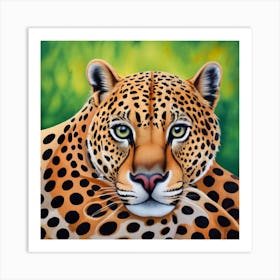 Leopard Painting Art Print