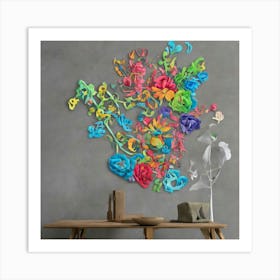 Flower Wall Art 8 Art Print