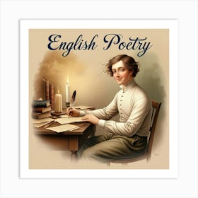 English Poetry Art Print