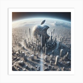 Apple City Art Print