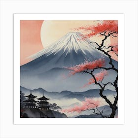 Mt Fuji Art Print