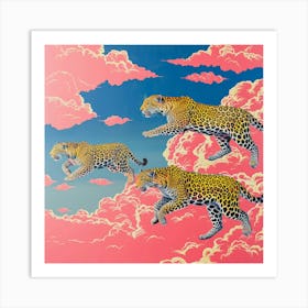 Leopards In The Sky 2 Art Print