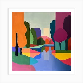 Abstract Park Collection Victoria Park London 1 Art Print