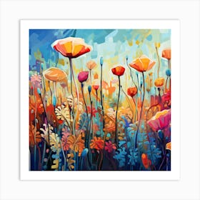 Poppies 28 Art Print