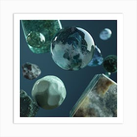 Sand And Stones Art Print