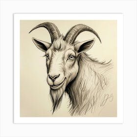 Goat Head 29 Art Print