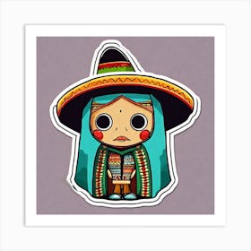 Mexican Girl 6 Art Print