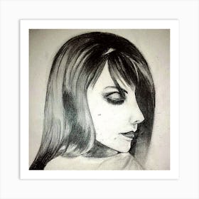 Portrait Of A Woman Art Print