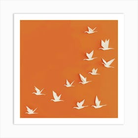 Birds In Flight 4 Art Print