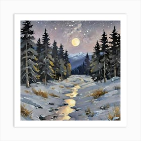 Moonlit Art Print