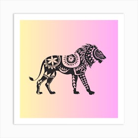 Lion Art 3 Art Print