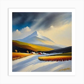 Scottish Mountains Art Print