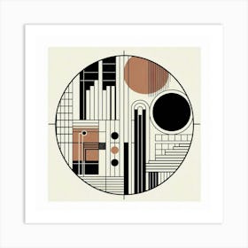 boho Deco geometric print Art Print