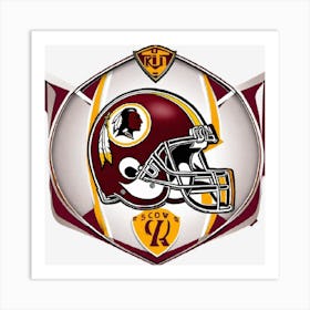 Washington Redskins Logo 1 Art Print