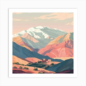 Mediterranean Landscape Art Print